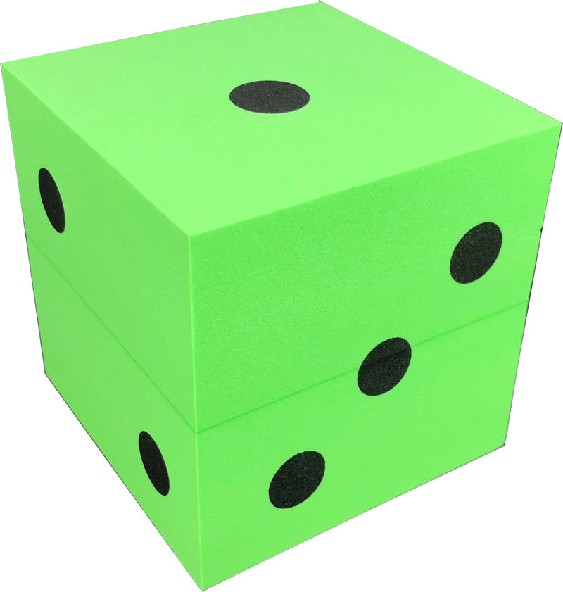 Koplow Green d6 100mm Foam Die