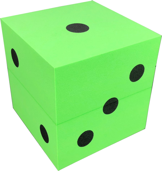 Koplow Green d6 100mm Foam Die