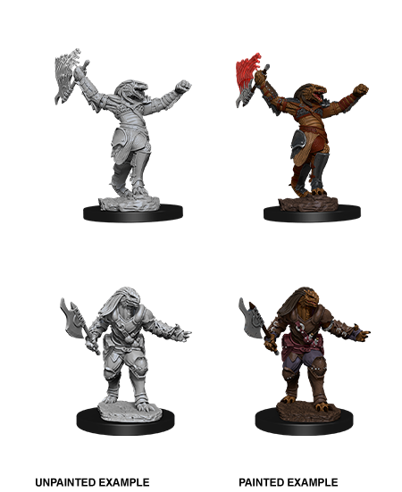Dungeons & Dragons Nolzur`s Marvelous Unpainted Miniatures: W11 Female Dragonborn Fighter