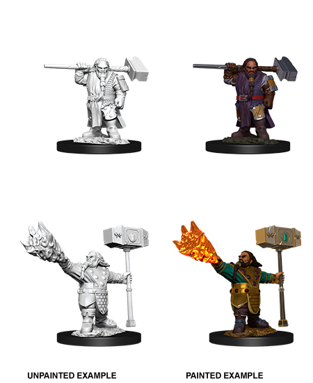 Dungeons & Dragons Nolzur`s Marvelous Unpainted Miniatures: W11 Male Dwarf Cleric