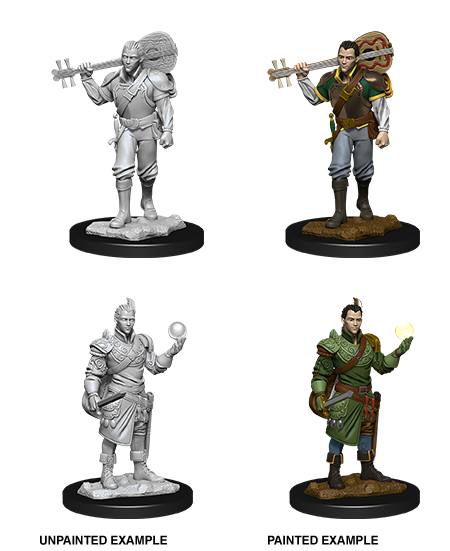 Dungeons & Dragons Nolzur`s Marvelous Unpainted Miniatures: W12 Male Half-Elf Bard