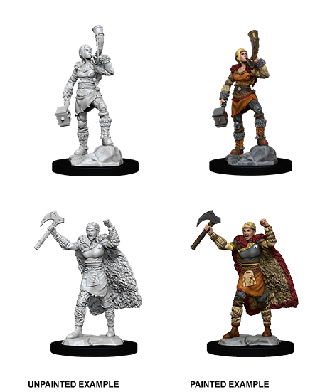 Dungeons & Dragons Nolzur`s Marvelous Unpainted Miniatures: W12 Female Human Barbarian
