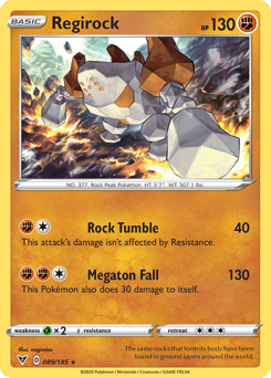 Regirock (089/185) [SWSH04: Vivid Voltage]