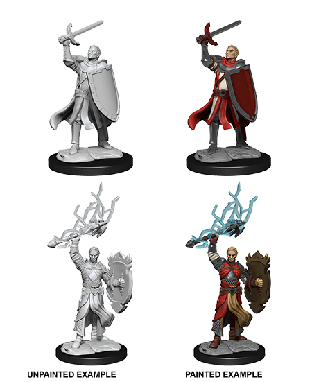 D&D Nolzur's Marvelous Unpainted Miniatures: W14 Male Half-Elf Paladin
