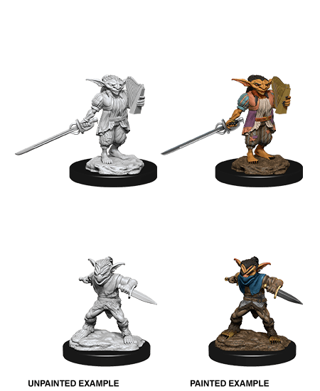 Dungeons & Dragons Nolzur`s Marvelous Unpainted Miniatures: W15 Male Goblin Rogue & Female Goblin Bard