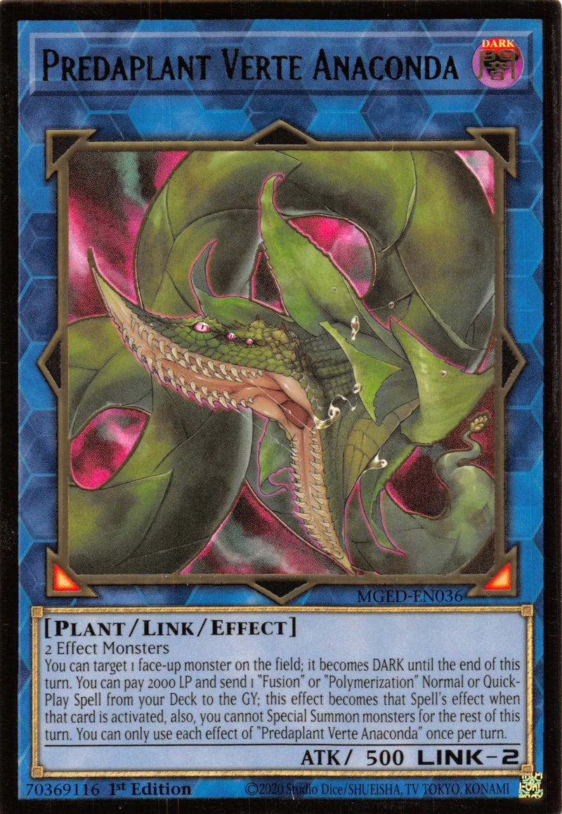 Predaplant Verte Anaconda (MGED-EN036) [Maximum Gold: El Dorado]