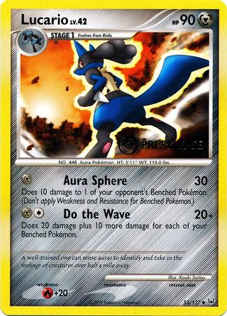 Lucario - 53/127 (Prerelease) (53/127) [Diamond and Pearl Promos]