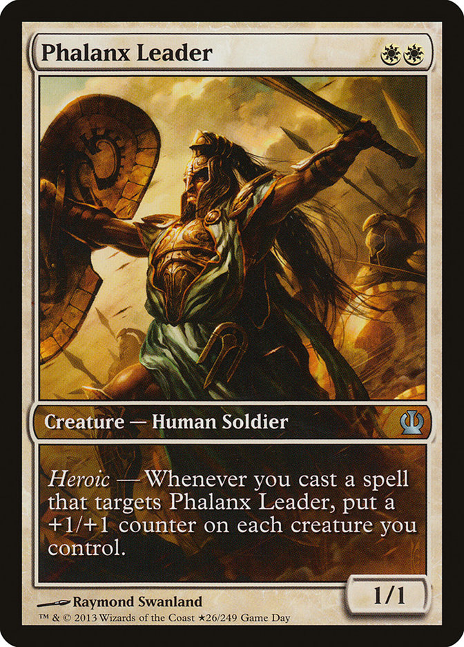 Phalanx Leader (Game Day) (Extended) [Theros Promos]