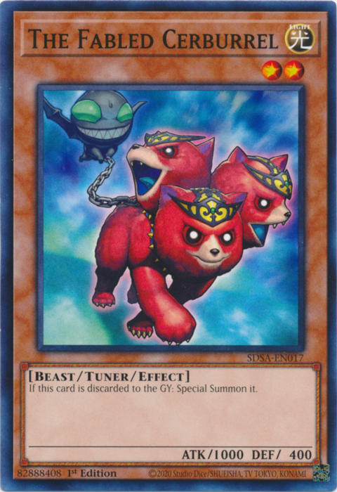 The Fabled Cerburrel (SDSA-EN017) [Structure Deck: Sacred Beasts]