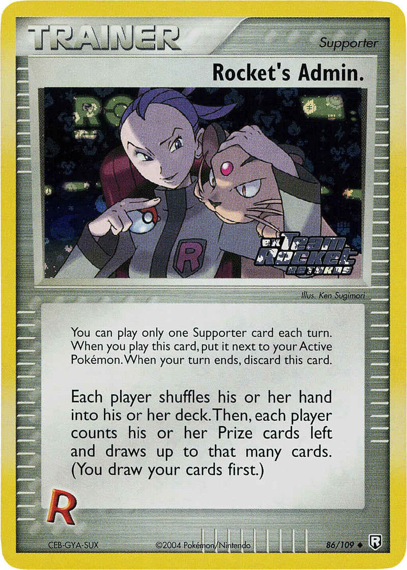 Rocket's Admin. (86/109) [EX Team Rocket Returns]
