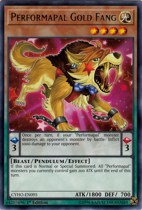 Performapal Gold Fang (CYHO-EN095) [Cybernetic Horizon]