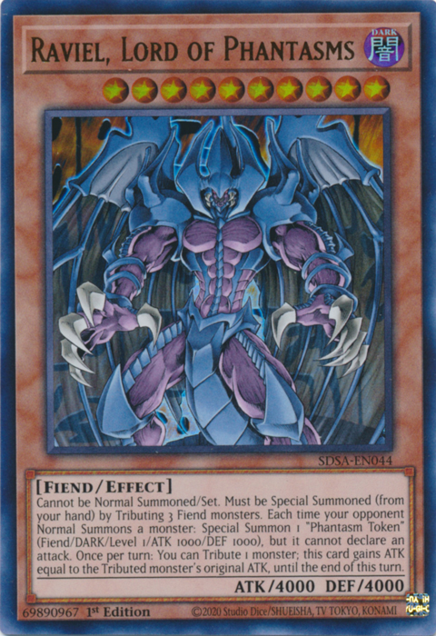 Raviel, Lord of Phantasms (SDSA-EN044) [Structure Deck: Sacred Beasts]