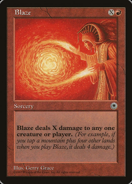 Blaze (No Flavor Text) [Portal]