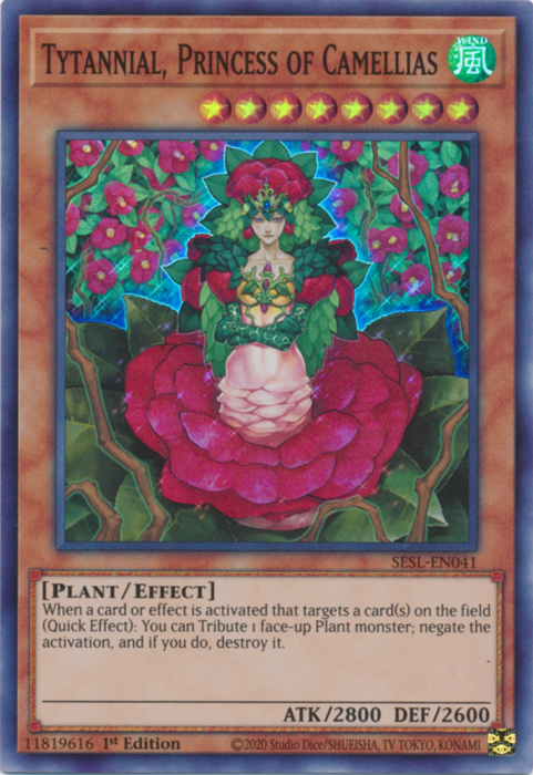 Tytannial, Princess of Camellias (SESL-EN041) [Secret Slayers]