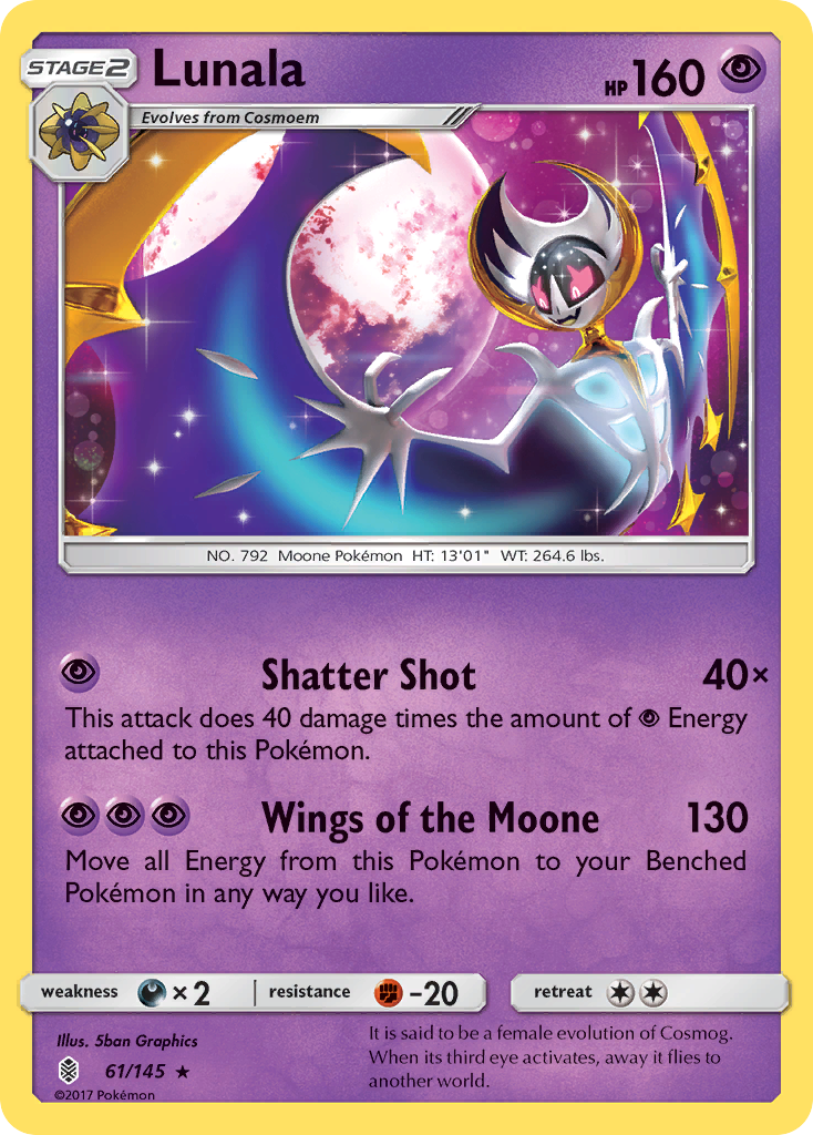Lunala (61/145) [SM - Guardians Rising]