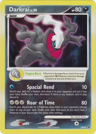 Darkrai - DP24 (DP Black Star Promos) (DP24) [Jumbo Cards]