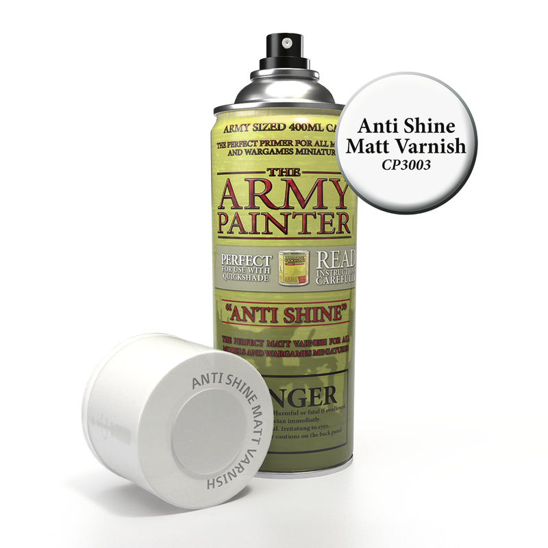 Army Painter: Anti Shine Matt Varnish Spray Paint Primer