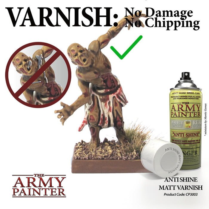 Army Painter: Anti Shine Matt Varnish Spray Paint Primer