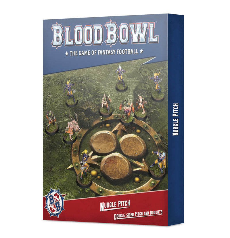 Blood Bowl: Nurgle Team Pitch & Dugouts Set