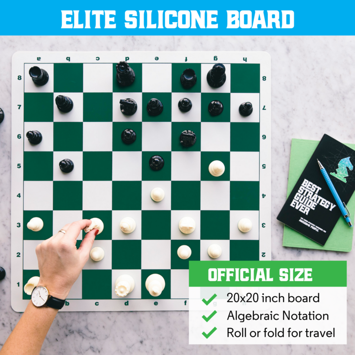 BEST CHESS SET EVER WITH GREEN BOARD