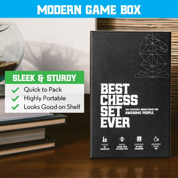 BEST CHESS SET EVER WITH GREEN BOARD