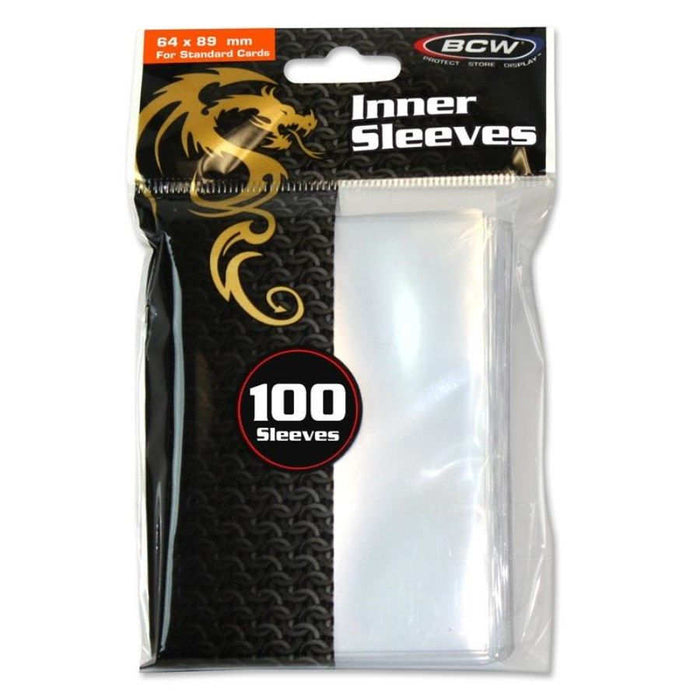 BCW: Inner Sleeves - Top Loading 100CT