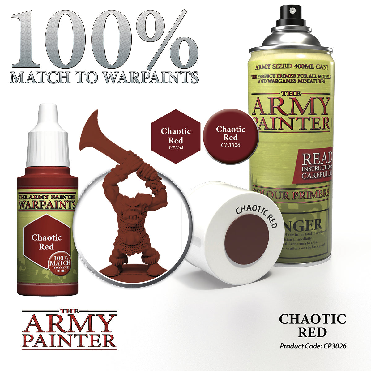 Army Painter: Chaotic Red Spray Paint Primer