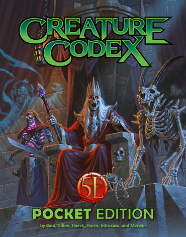 Creature Codex 5th Edition Pocket Edition