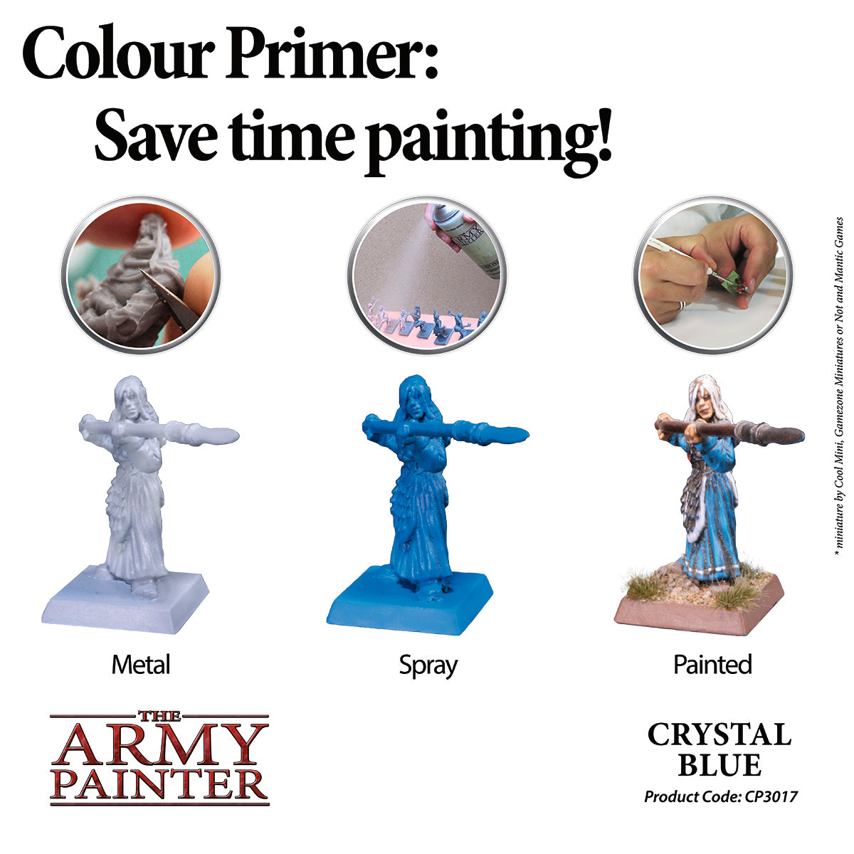 Army Painter: Crystal Blue Spray Paint Primer