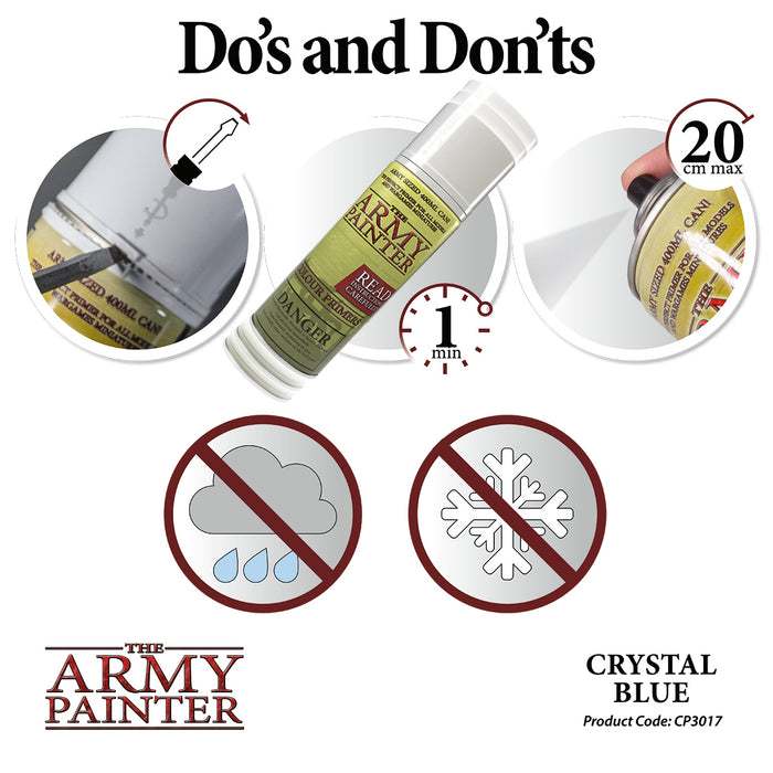 Army Painter: Crystal Blue Spray Paint Primer