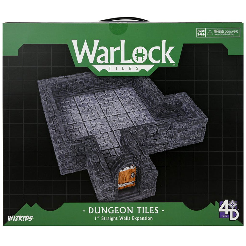 WarLock Tiles: Expansion Pack - 1 in Dungeon Straight Walls
