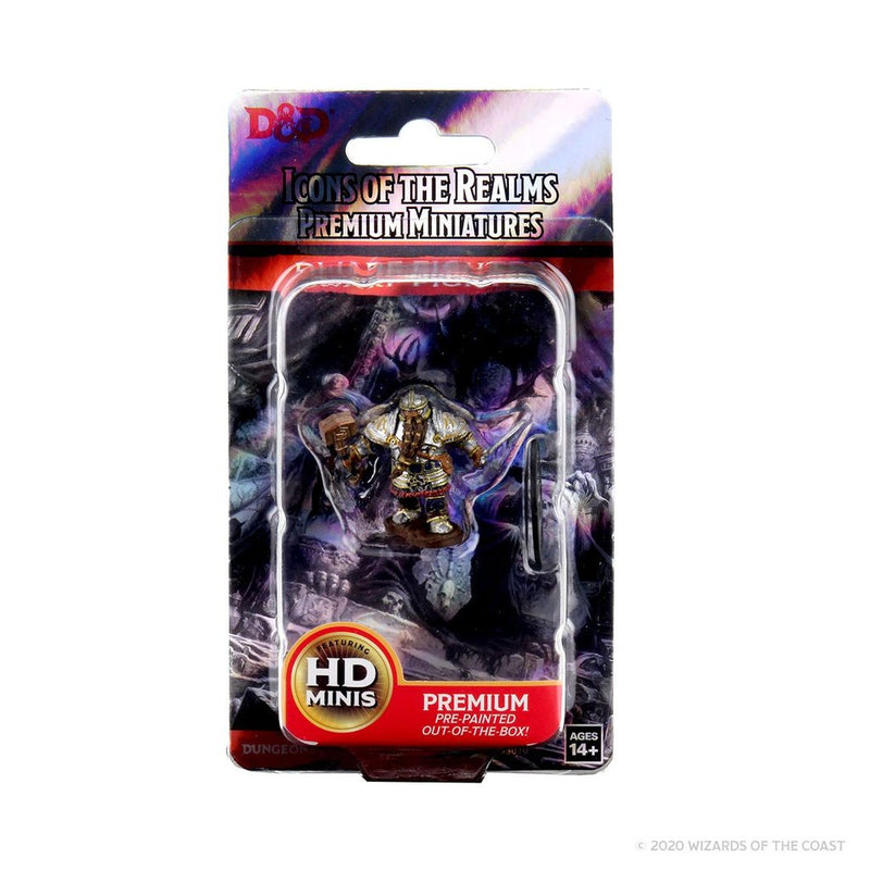 DUNGEONS AND DRAGONS: ICONS OF THE REALM PREMIUM FIGURE - MALE DWARF FIGHTER