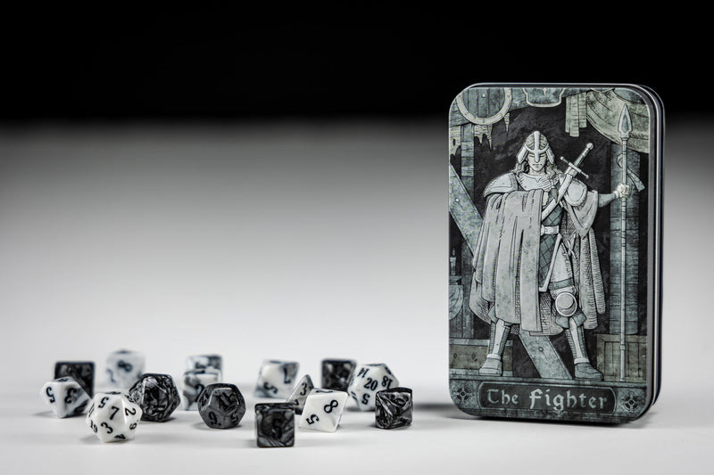 Class-Specific Dice Set: Fighter (Pathfinder and 5E)