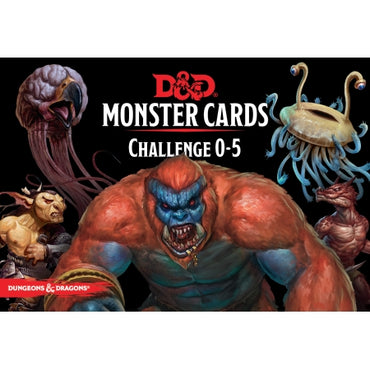 DUNGEONS AND DRAGONS: MONSTER CARDS 0-5
