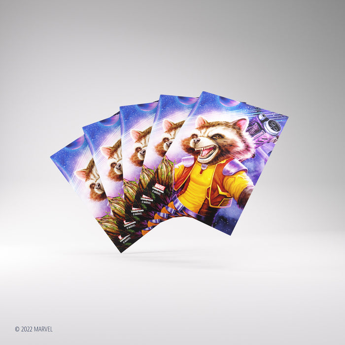 Marvel: Champions Fine Art Sleeves – Rocket Raccoon