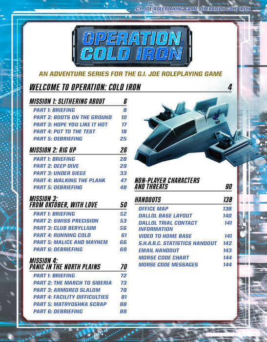 G.I. JOE RPG: Operation Cold Iron Adventure Book