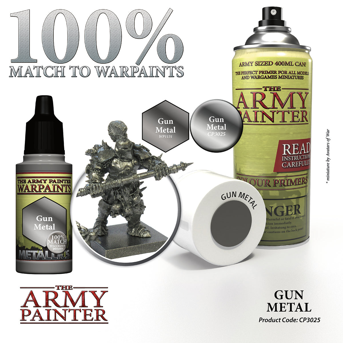 Army Painter: Gun Metal Spray Paint Primer
