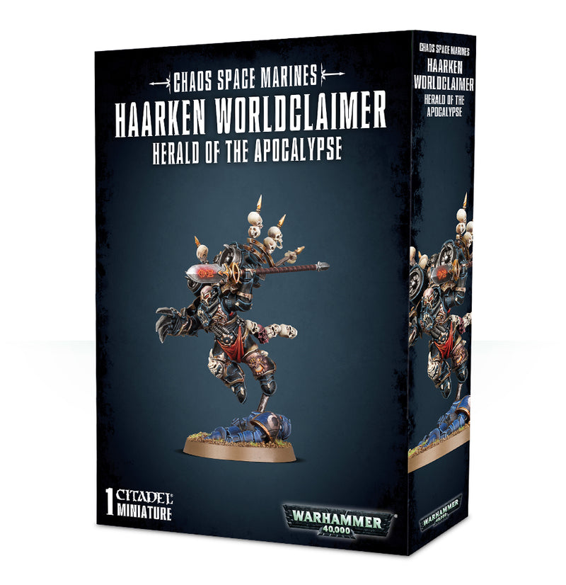 Chaos Space Marine Haarken Worldclaimer, Herald of the Apocalypse