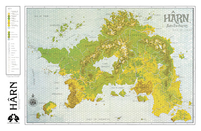 HarnWorld Map (laminated)