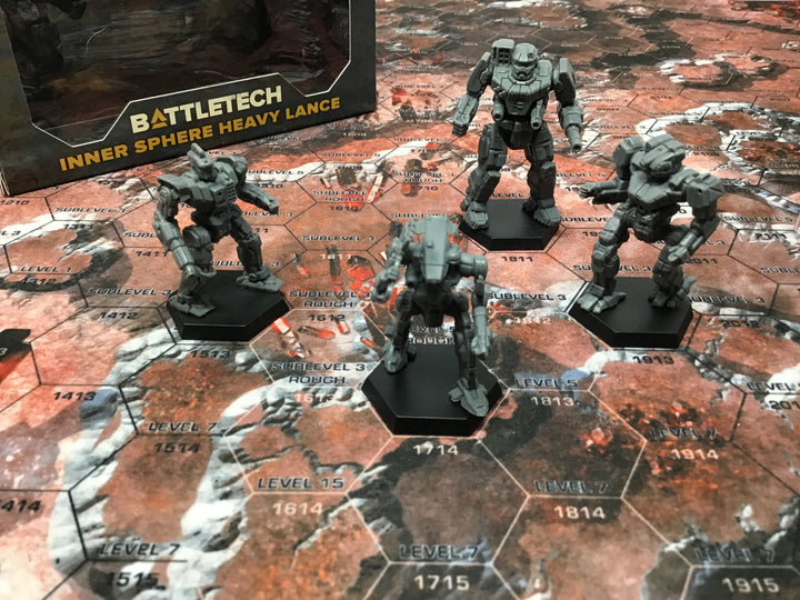 BattleTech: Miniature Force Pack - Inner Sphere Heavy Battle Lance