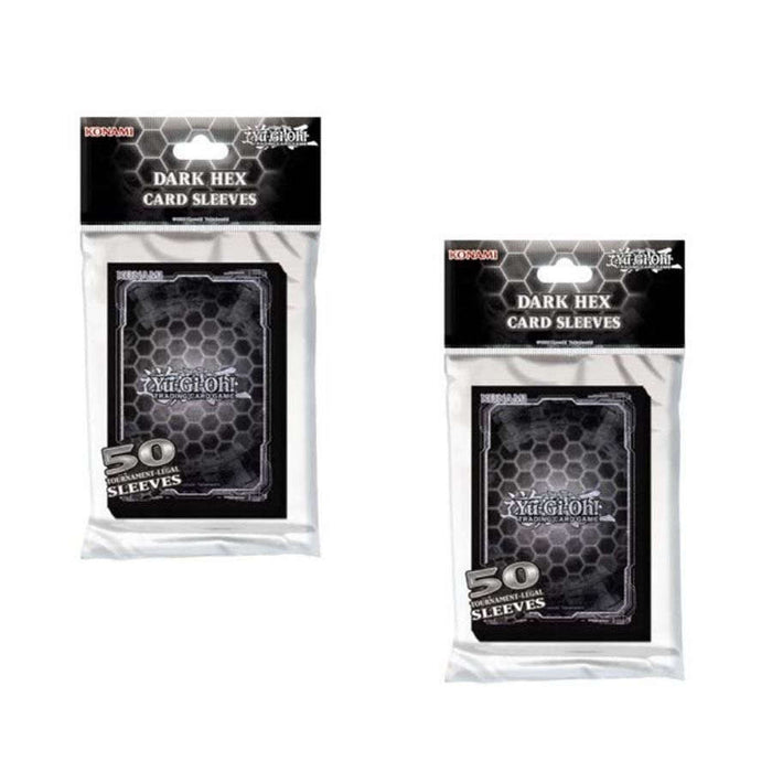 YU-GI-OH!: CARD SLEEVE - DARK HEX (50CT)