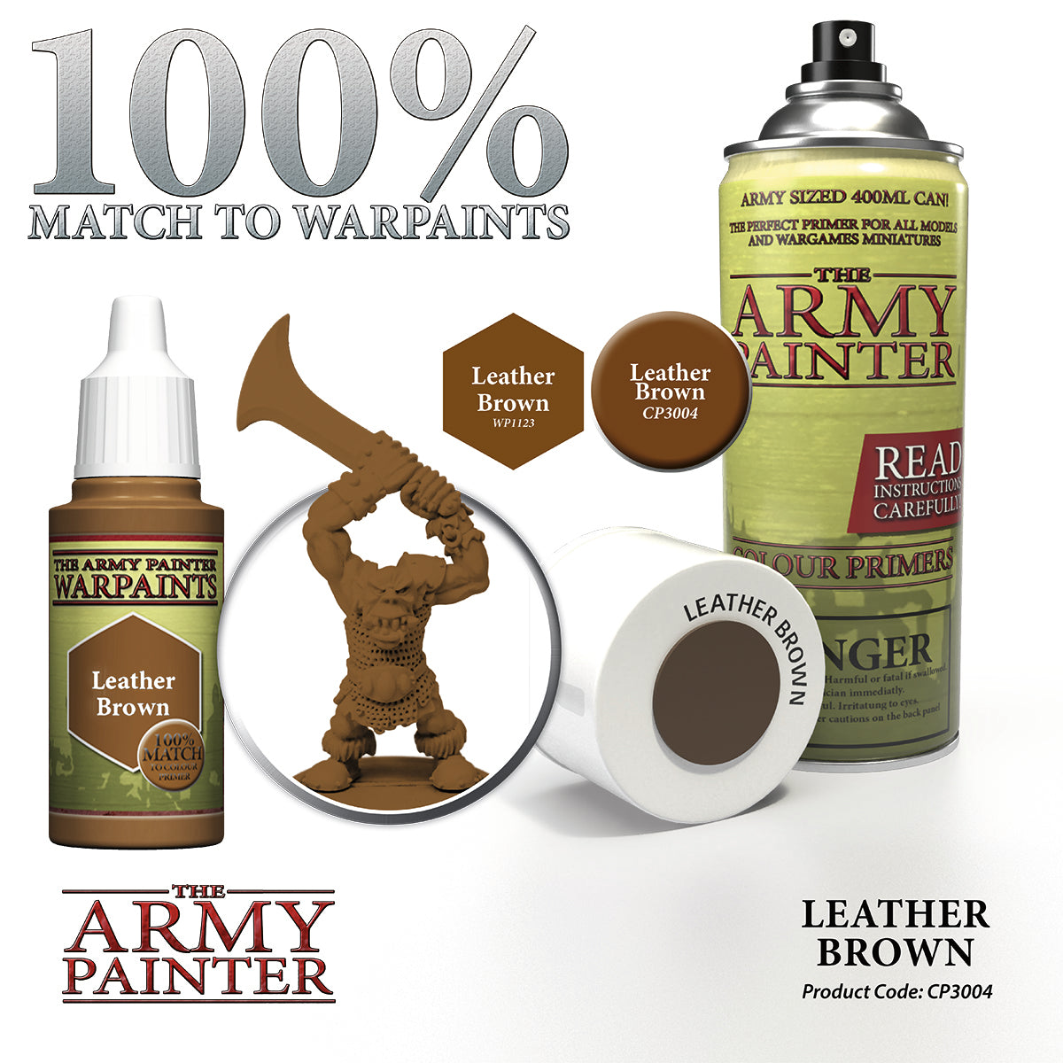 Army Painter: Leather Brown Spray Paint Primer