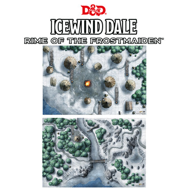 Dungeons & Dragons 5th Edition Icewind Dale Rime of the Frostmaiden Map Set