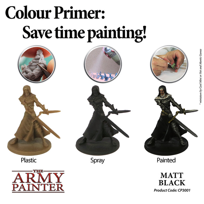 Army Painter: Matt Black Spray Paint Primer