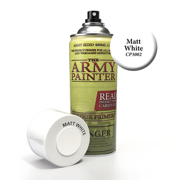 Army Painter: Matt White Undercoat Spray Paint Primer