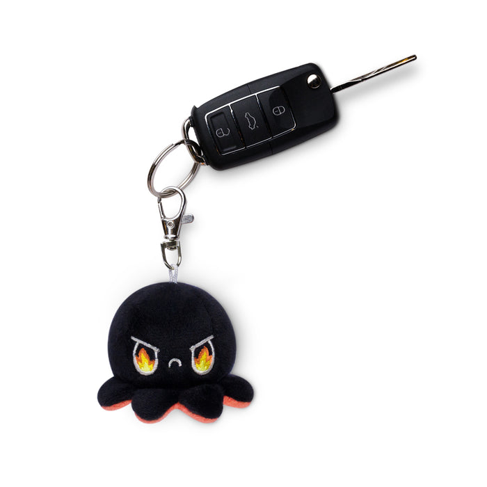 Plushie Charm Keychain: RAGE Black Octopus