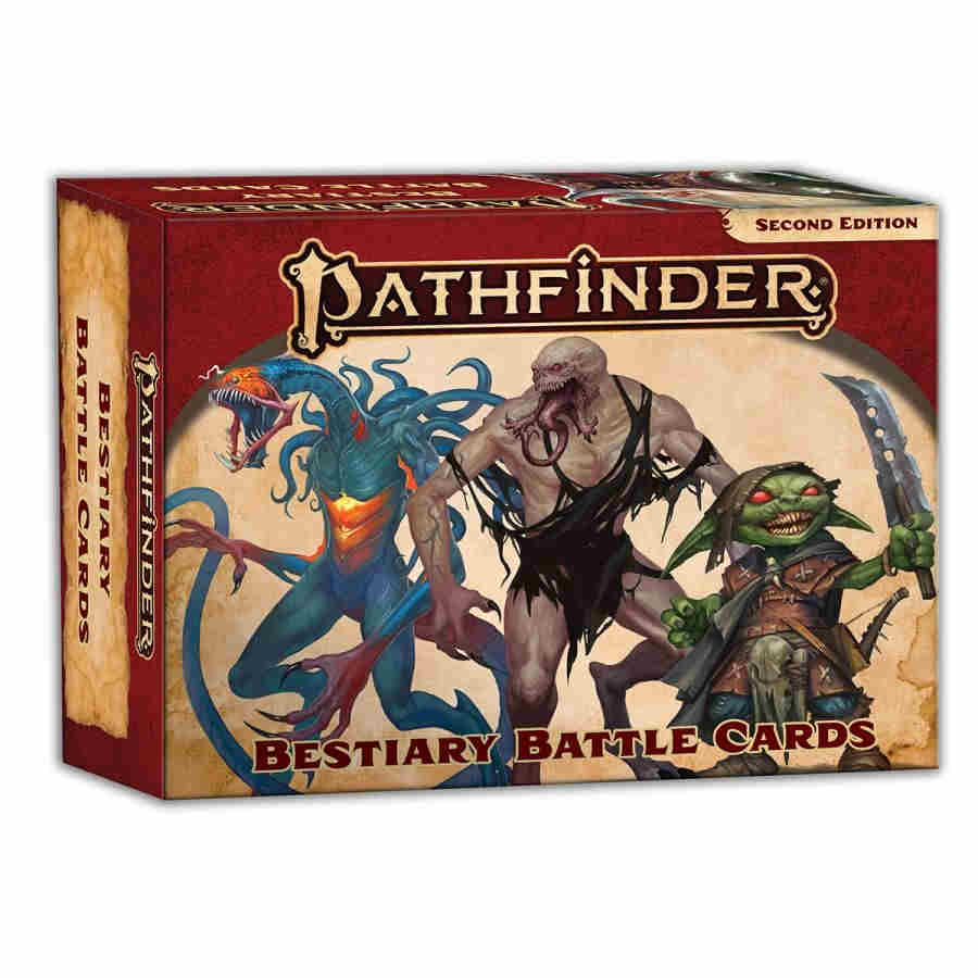 PATHFINDER RPG - SECOND EDITION: BESTIARY BATTLE CARDS