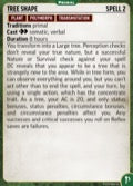 PATHFINDER RPG - SECOND EDITION: PRIMAL SPELL CARDS