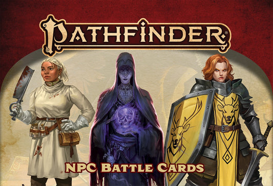 PATHFINDER RPG - SECOND EDITION: NPC BATTLE CARDS