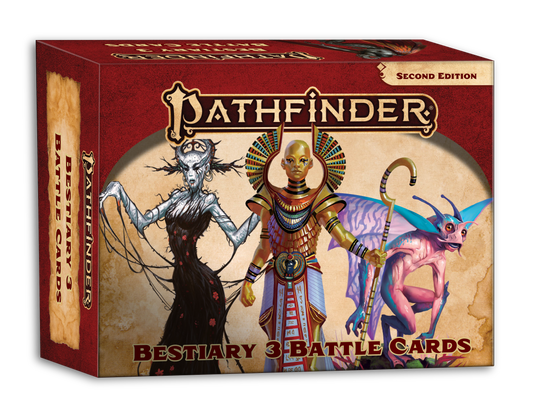 Pathfinder RPG- Second Edition: Bestiary 3 Battle Cards